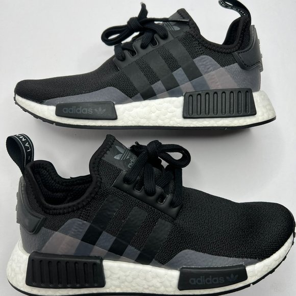 Adidas NMD R1 Outdoor Pack Core Black Size 6 - Picture 1 of 8